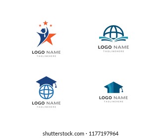 Education Logo Template vector illustration design