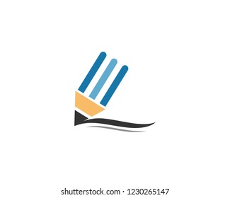 Education Logo Template vector illustration design