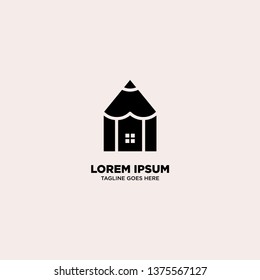 Education logo template, vector illustration - Vector