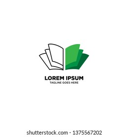 Education logo template, vector illustration - Vector