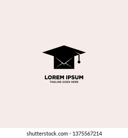Education logo template, vector illustration - Vector