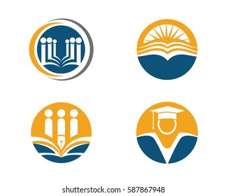 Education Logo Template vector illustration design