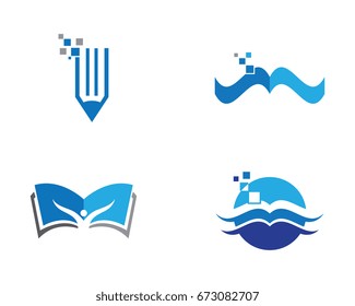 Education Logo Template vector illustration design
