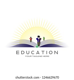 Education logo templates, vector logos for university, element,celebration,Education logo, creative vector logo design,education icon,emblem shapes,illustration element