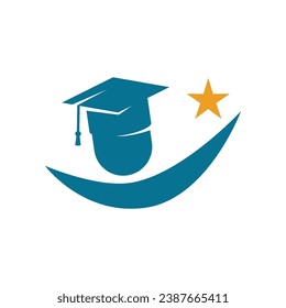 Education logo, education university and college school academy institute club logo. learning logo emblem style