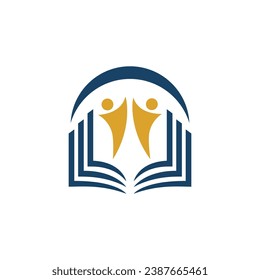 Education logo, education university and college school academy institute club logo. learning logo emblem style