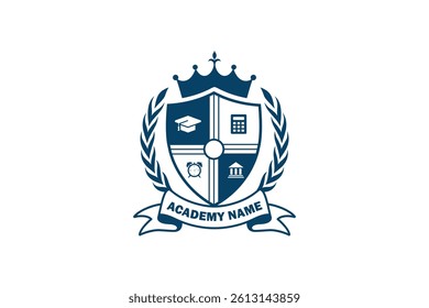 education logo. university and college school. learning logo
