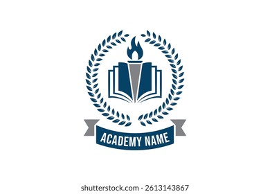 education logo. university and college school. learning logo