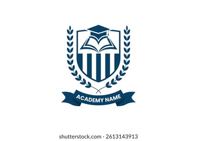 education logo. university and college school. learning logo