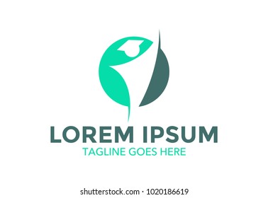 education logo. university. icon. vector illustration
