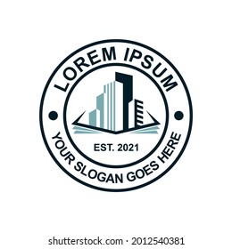 logotipo educativo, logotipo universitario, vector