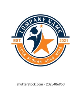 logotipo educativo, logotipo universitario, vector
