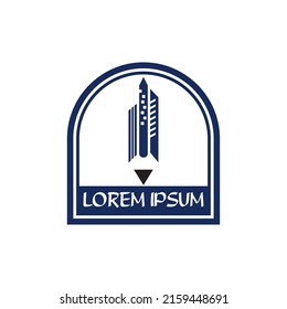 logotipo educativo, logotipo universitario, vector