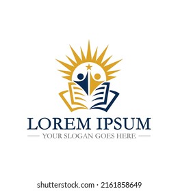logotipo educativo, logotipo universitario, vector