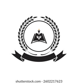 Education logo vector art. Logo of education