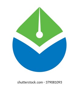 education logo vector. book logo vector. 