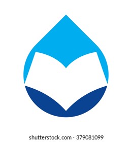 education logo vector. book logo vector. 