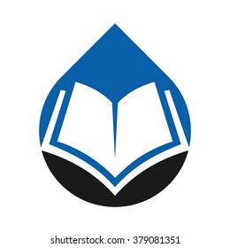 education logo vector. book logo vector. 