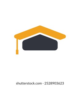 Ilustração de modelo de ícone de vetor de logotipo educacional