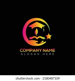 Education logo vector illustration design 