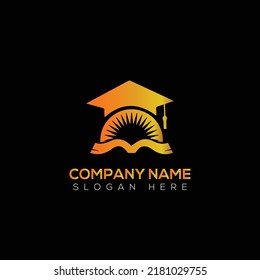 Education logo vector illustration design 