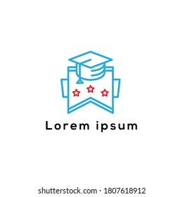 Education logo vector template.Book logo vector