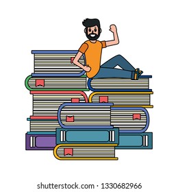 education man cartoon
