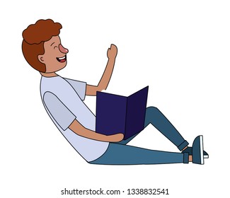 education man cartoon