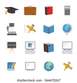 Education Mix icon set
