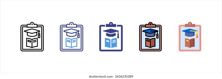 Education Multi Style Icon Set