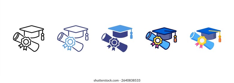 Education Multi Style Icon Set