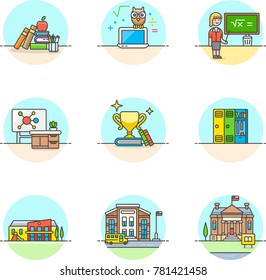Education- Multicolor Icon Set