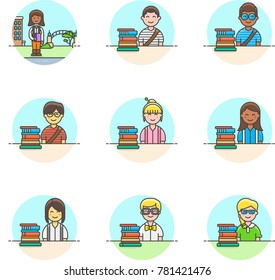 Education- Multicolor Icon Set