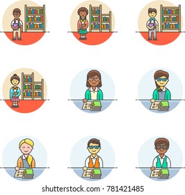 Education- Multicolor Icon Set