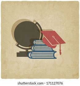education old background - vector illustration