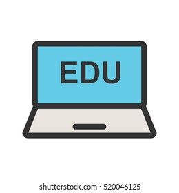 Education on Laptop