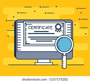 education on line with desktop display