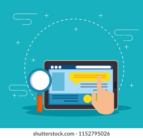 education on line with tablet