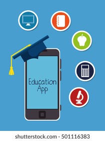 education online app smartphone design