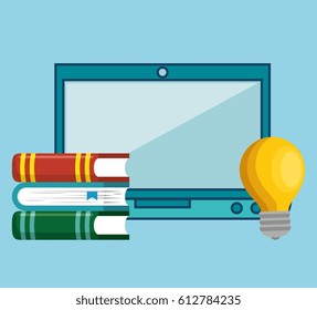 education online concept icons