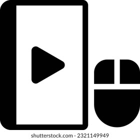 Education. Online Course vector icon illustration