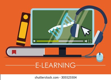 Education online design, vector illustration eps 10.
