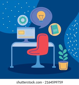 education online in desktop icons