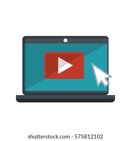 education online flat icons