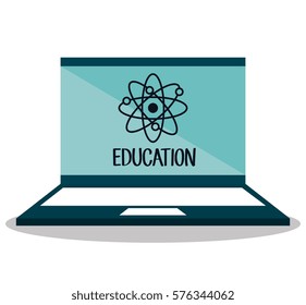 education online flat icons