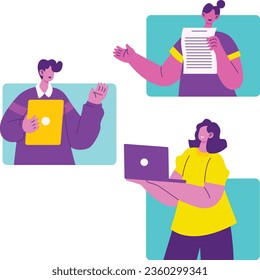 Education Online Learning Discussion Student