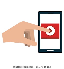 education online with smartphone and media player