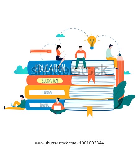 education online training courses distance education のベクター画像