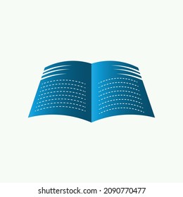 education open book design shape