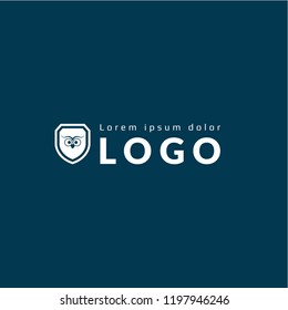 Education owl logo concept